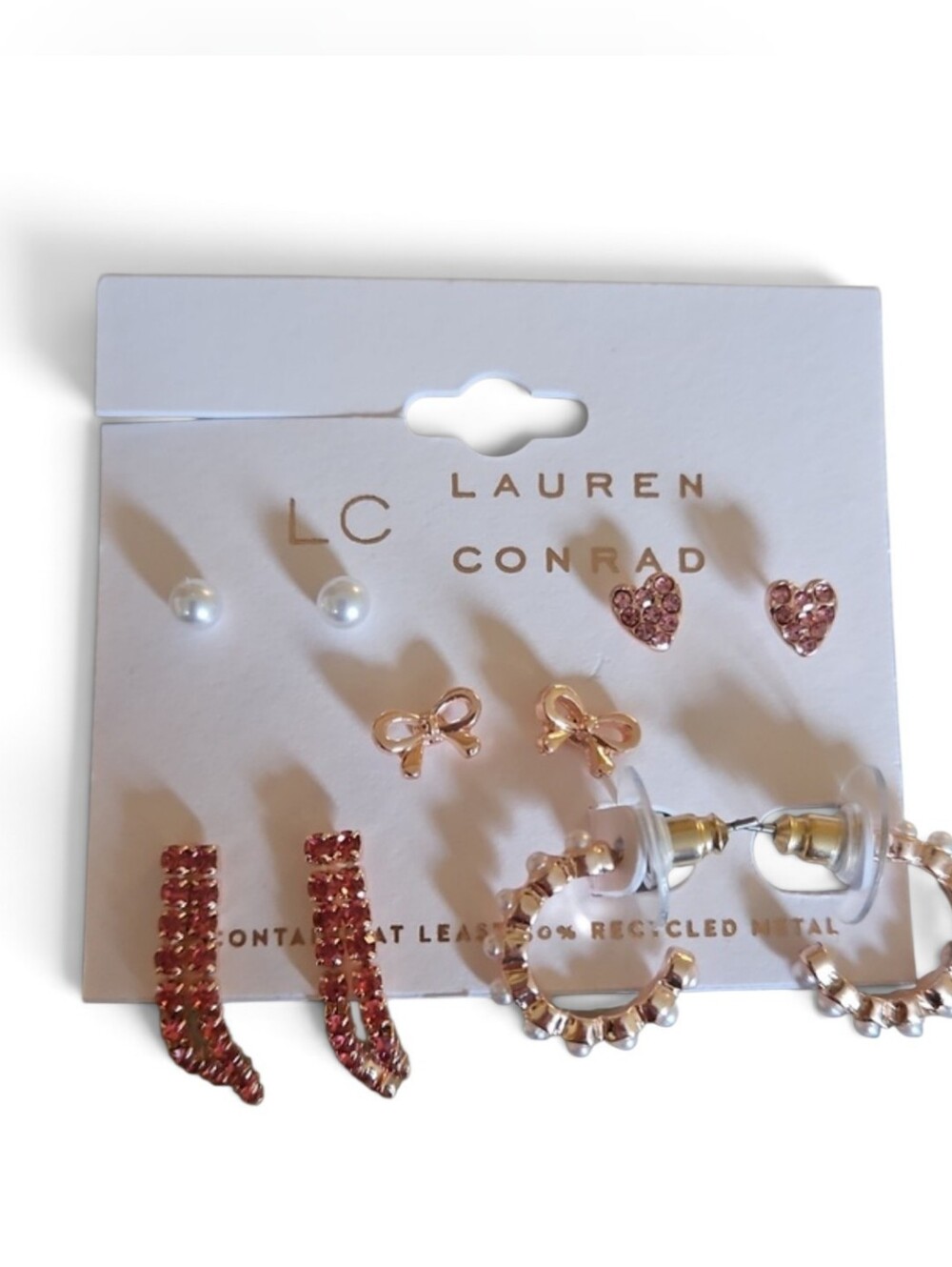 Lauren Conrad Rhinestone Earring Set